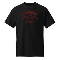 Elbows up Not For Sale Canada Black T Shirt with Red Maple Leaf 