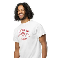 Elbows up Not For Sale Canada Black T Shirt with Red Maple Leaf 