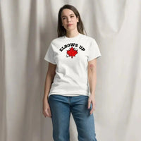 Elbows Up Classic Unisex Cotton Tee – White | Timeless and Stylish Streetwear Mystic Soul Jewelry