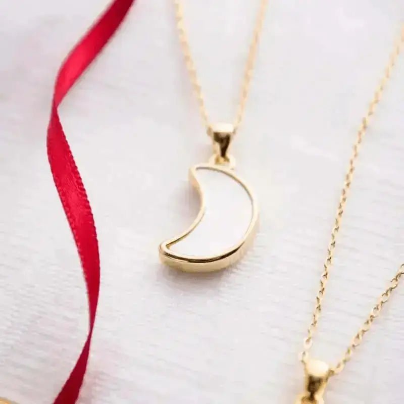 Laluna Moon Glow Necklace | Mother of Pearl Jewelry - Mystic Soul Jewelry